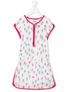 Kenzo Kids Cactus Print Dress, Girl's, Size: 12 Yrs, White