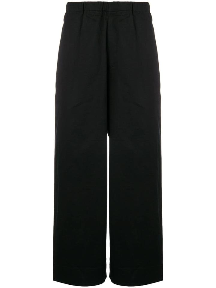Neighborhood Cropped Trousers - Black