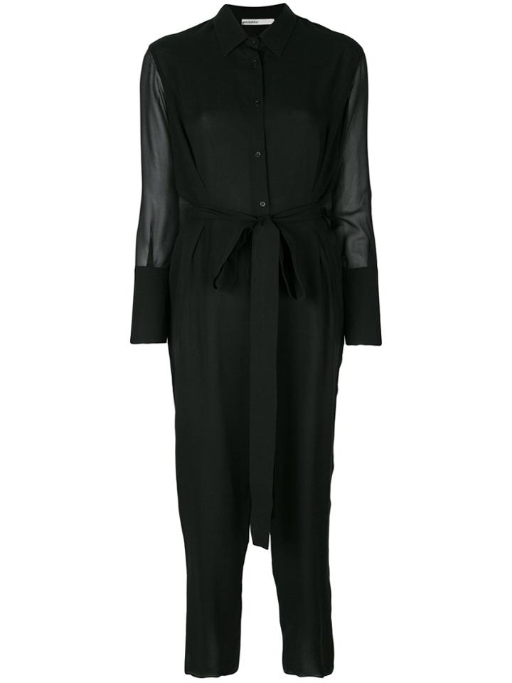 Gentry Portofino Woven Jumpsuit - Black