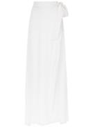 Adriana Degreas - Maxi Skirt - Women - Spandex/elastane/viscose - P, White, Spandex/elastane/viscose