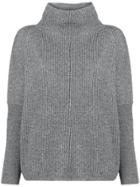 Peserico Stand Up Collar Jumper - Grey