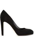 Sergio Rossi Almond Toe Pumps - Black