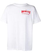 Off-white Printed T-shirt, Men's, Size: M, White, Cotton