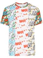 Comme Des Garçons Shirt Yes No Print T-shirt - Multi