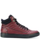 Fabi Hi Top Sneakers - Red