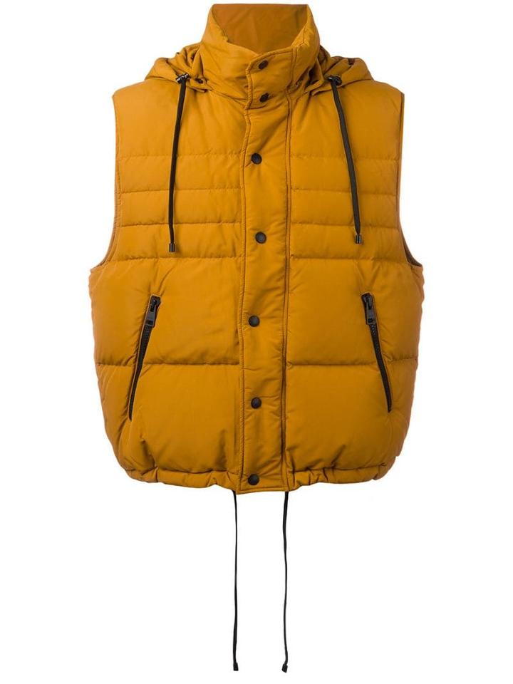 Ami Alexandre Mattiussi Sleeveless Down Jacket - Orange