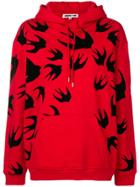 Mcq Alexander Mcqueen Printed Hoodie Sweatshirt - Red
