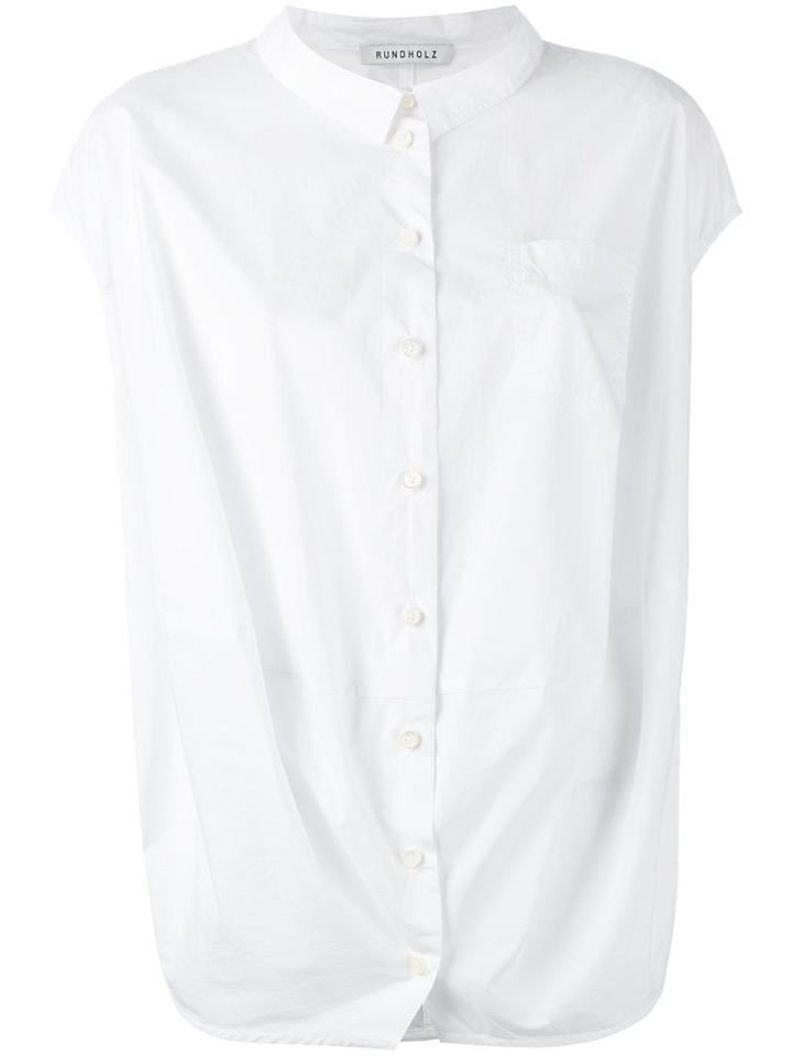 Rundholz - Circle Cut Blouse - Women - Cotton - S, White, Cotton