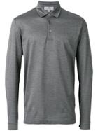 Canali Fitted Polo Top - Grey