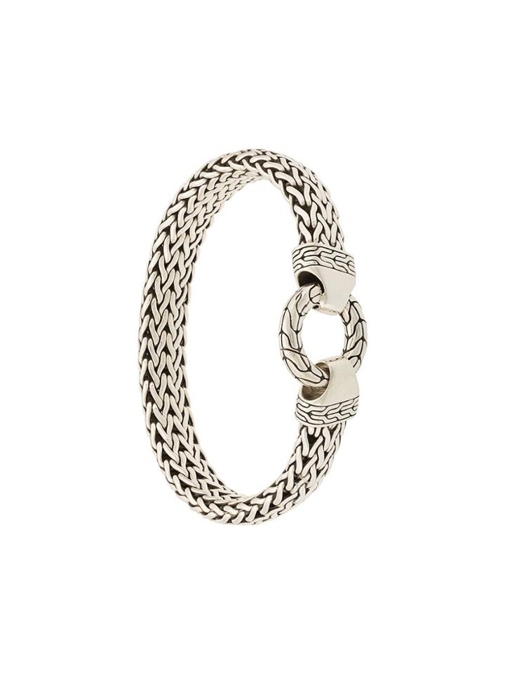 John Hardy Classic Chain Ring Clasp Bracelet - Metallic