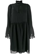 See By Chloé Bell Sleeve Dress - Black