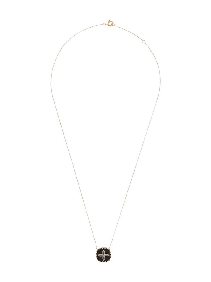 Pascale Monvoisin 9kt Rose Gold Bowie Black Diamond Necklace