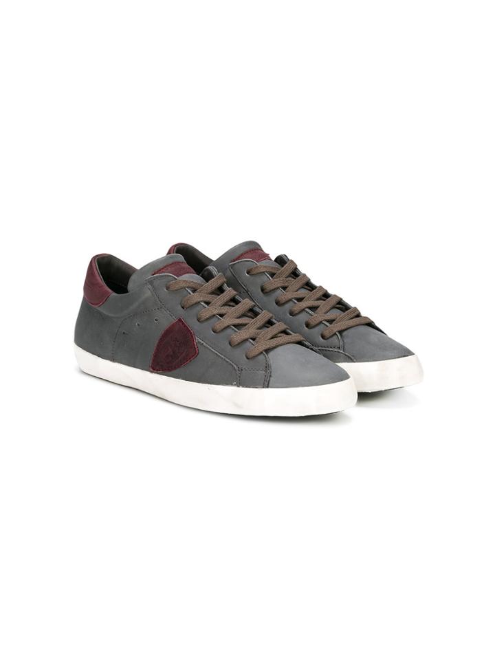Philippe Model Kids Teen Low Top Sneakers - Grey