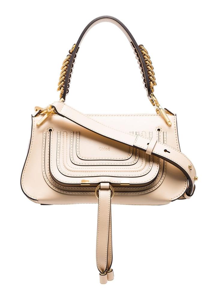 Chloé Small Marcie Saddle Bag - Neutrals