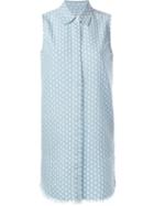 Current/elliott Sleeveless Denim Dress, Women's, Size: 1, Blue, Cotton/polyester