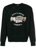 Roberto Cavalli Don't Trust Fashion Sweatshirt - Black