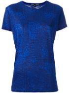 Proenza Schouler Abstract Print T-shirt, Women's, Size: Large, Blue, Cotton