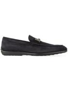 Tod's Buckle-detailed Loafers - Blue