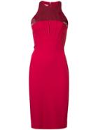 Antonio Berardi Rear Zip Dress - Red