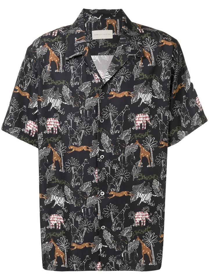 Paura Graphic Shirt - Black
