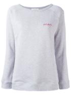 Maison Labiche Amour Sweatshirt, Women's, Size: Medium, Grey, Cotton