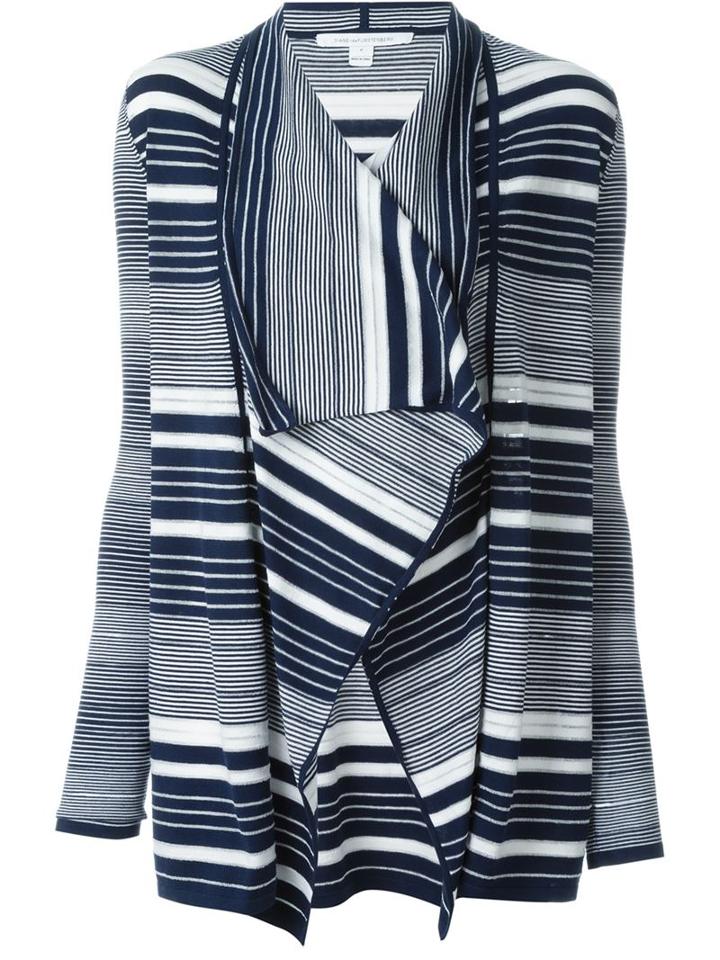 Diane Von Furstenberg Striped Cardigan