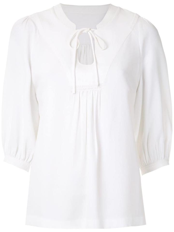 Reinaldo Lourenço Tied Neck Blouse - White