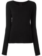 Pal Offner Boat Neck Jumper, Women's, Size: 1, Black, Polyamide/viscose/angora/wool