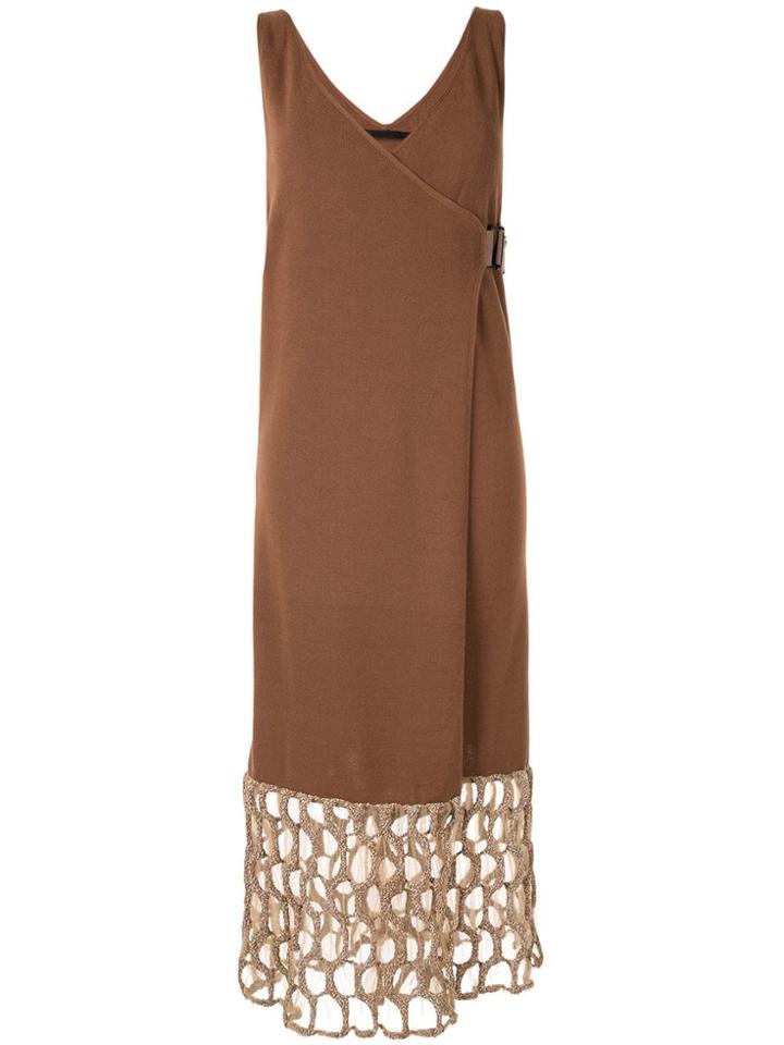 Muller Of Yoshiokubo Riad Wrap Dress - Brown
