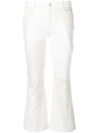 Alexander Mcqueen Bootcut Mid-rise Jeans - White