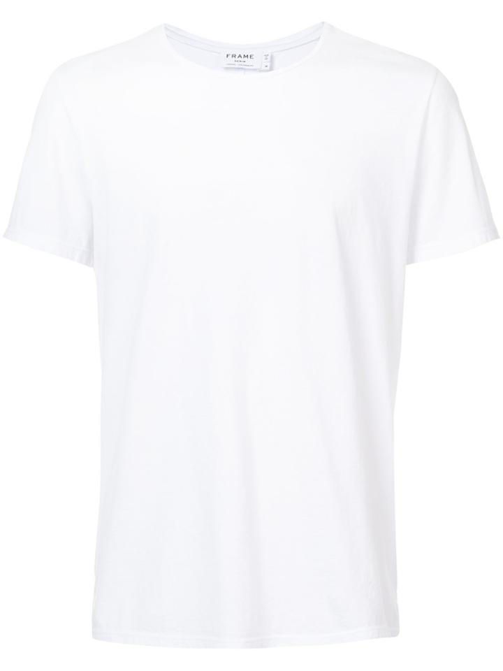 Frame Denim Classic Crew Neck T-shirt - White