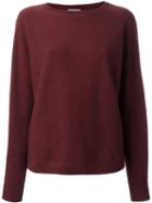 Brunello Cucinelli Round Neck Jumper, Women's, Size: Small, Pink/purple, Cashmere/brass