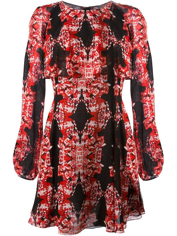 Giambattista Valli Sheer Printed Dress