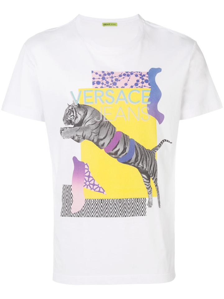 Versace Jeans Printed T-shirt - White