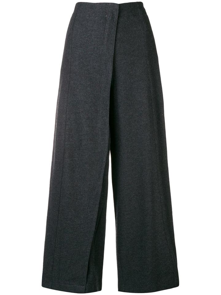 Demoo Parkchoonmoo Front Pleat Culottes - Grey