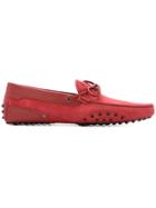 Tod's Tod's For Ferrari Gommino Driving Shoes - Red
