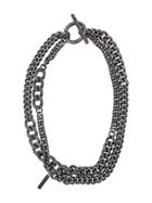 Cedric Jacquemyn Double Chain Choker - Silver