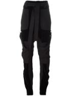 Marcelo Burlon County Of Milan 'mocho' Trousers, Women's, Size: 42, Black, Silk/viscose