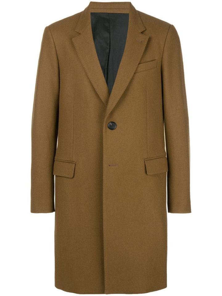 Ami Paris Two Buttons Coat - Brown