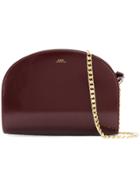 A.p.c. Half-moon Chain Bag - Red