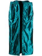 Y/project Asymmetric Button Skirt - Blue