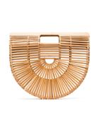 Cult Gaia Brown Ark Large Wooden Bag - Nude & Neutrals