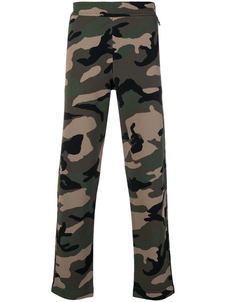 Valentino Always Camouflage Track Pants - Green