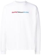 Opening Ceremony Logo Embroidered Sweatshirt - White