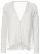 Onefifteen Lace Panel Cardigan - Grey