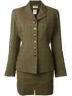 Alaïa Vintage Checked Skirt Suit