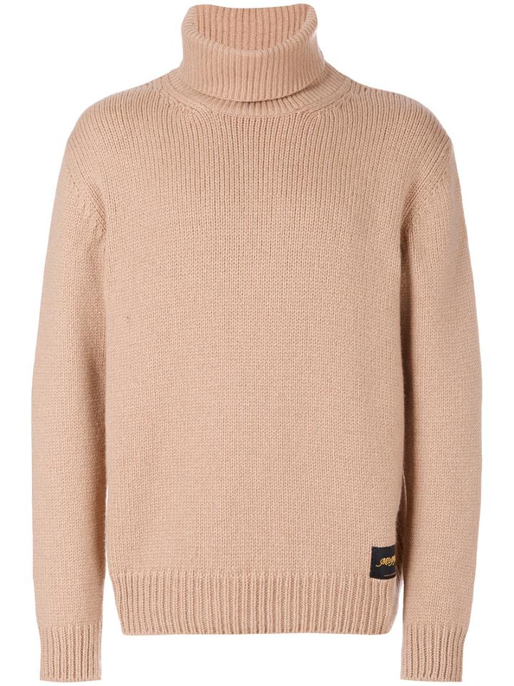Stella Mccartney - Roll Neck Jumper - Men - Cashmere/wool - L, Brown, Cashmere/wool