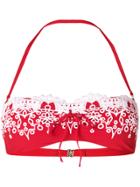 Ermanno Scervino Embroidered Bikini Top