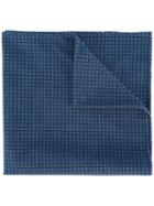 Eleventy Classic Pocket Square, Men's, Blue, Cotton