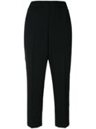 Peserico High-waisted Trousers - Black